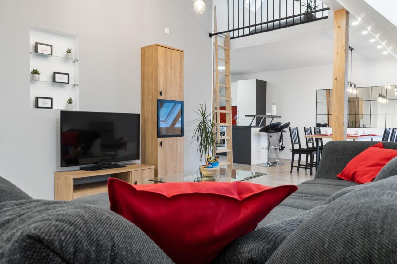 Modernes 3-Zimmer Loft Mit Balkon Hennesee 5 Min Eslohe Exterior photo