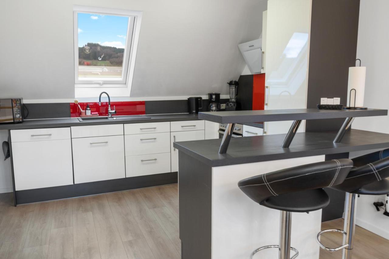 Modernes 3-Zimmer Loft Mit Balkon Hennesee 5 Min Eslohe Exterior photo