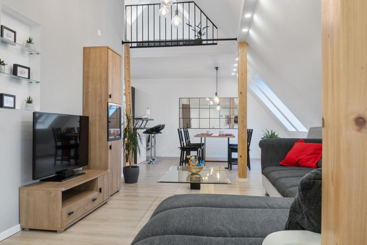 Modernes 3-Zimmer Loft Mit Balkon Hennesee 5 Min Eslohe Exterior photo