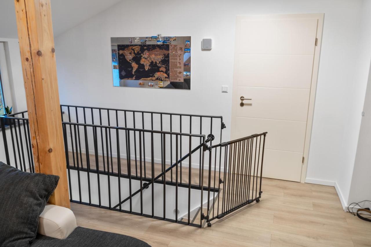Modernes 3-Zimmer Loft Mit Balkon Hennesee 5 Min Eslohe Exterior photo